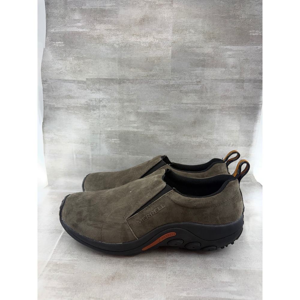 Merrell Men Jungle Moc Gunsmoke Suede Slip On Shoes J60787 Size 13 - Picture 3 of 11